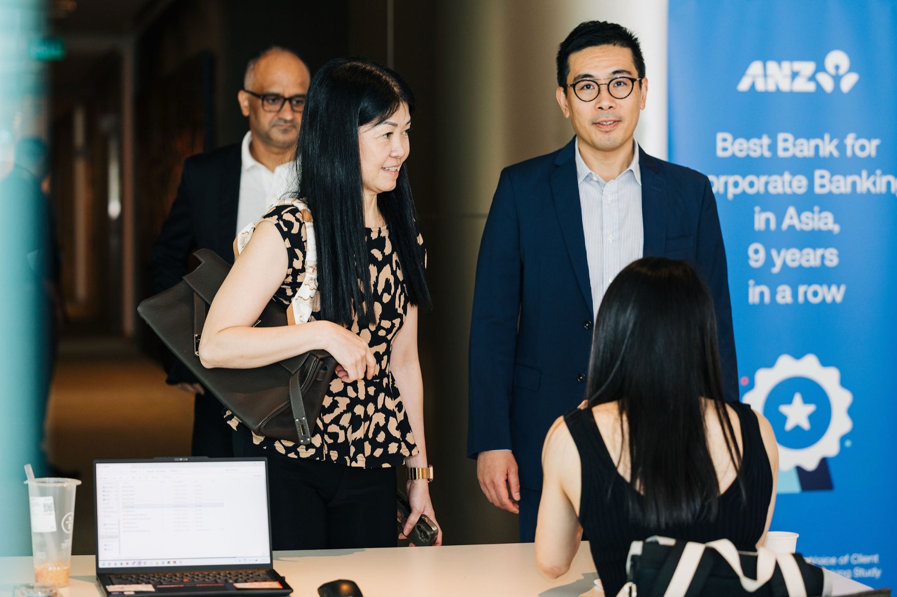 A panel conversation at AustCham Singapore